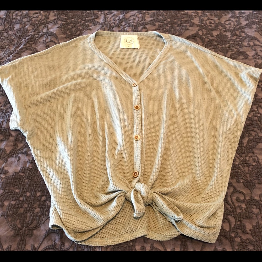 Boutique tie top